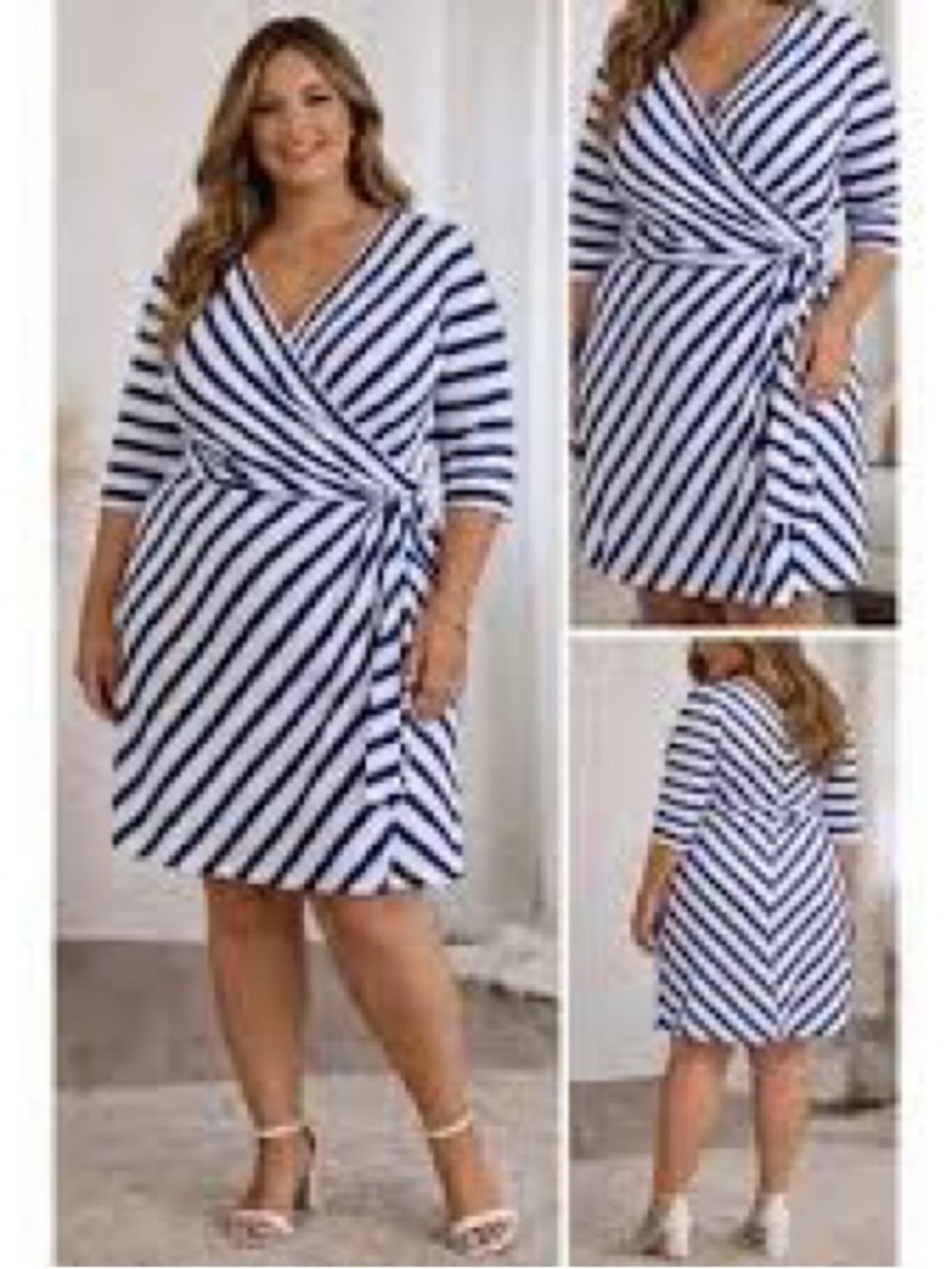 Ralph Lauren ABRIELL 3/4 SLEEVE DAY DRESS - Jersey dress NWT